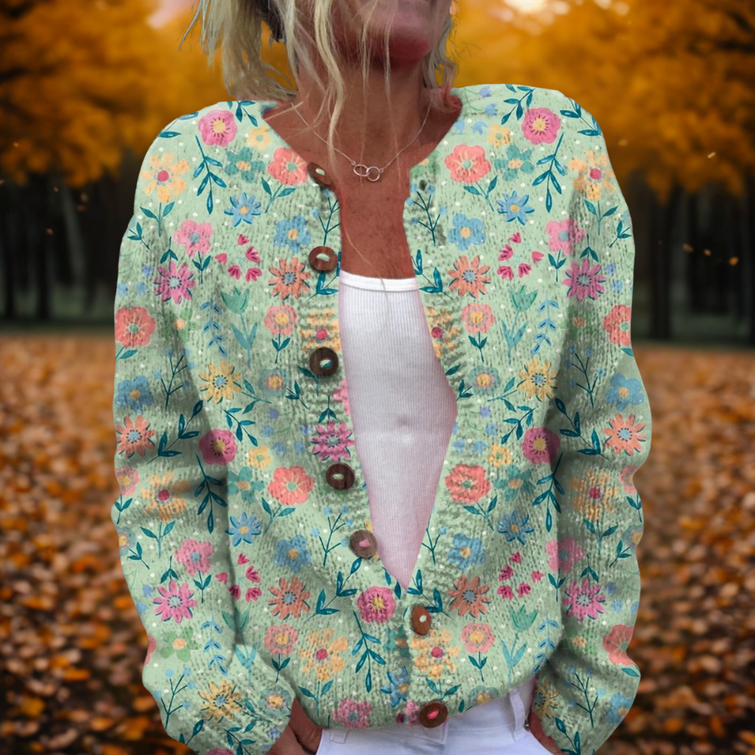 AMANDA | FLORAL DESIGN CARDIGAN