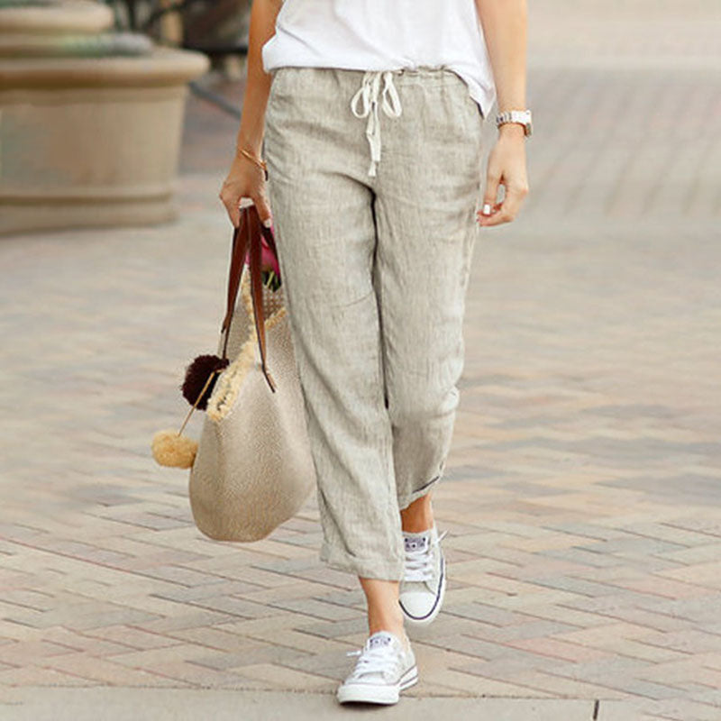 ALIRA | DRAWCORD FLARED PANTS