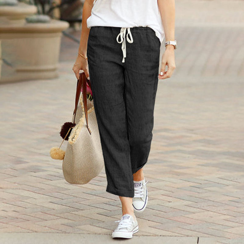 ALIRA | DRAWCORD FLARED PANTS
