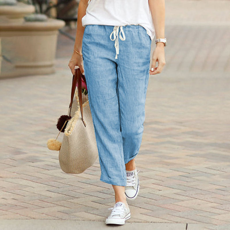 ALIRA | DRAWCORD FLARED PANTS
