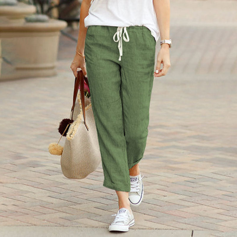 ALIRA | DRAWCORD FLARED PANTS