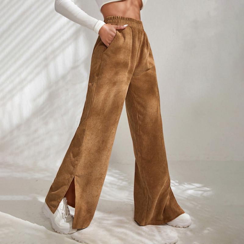 PENELOPE | WIDE-LEG RIBBED JOGGERS