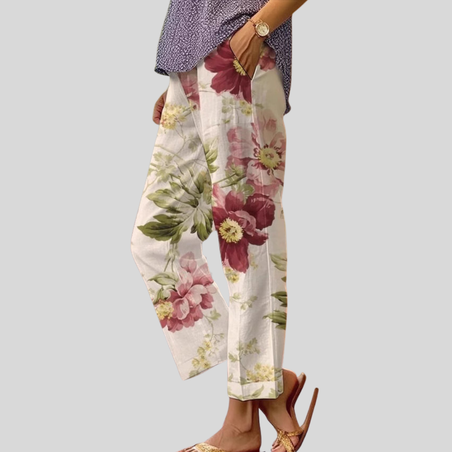 KIRA | FLORAL EVERYDAY PANTS