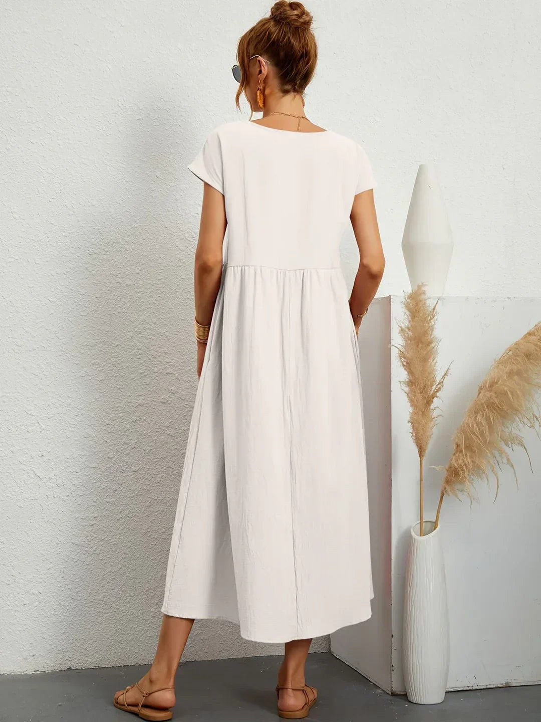 MARGOT | FLUID MIDI DRESS TIMELESS ELEGANCE