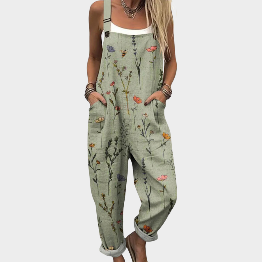 KERRY | GARDEN PRINT JUMPSUIT
