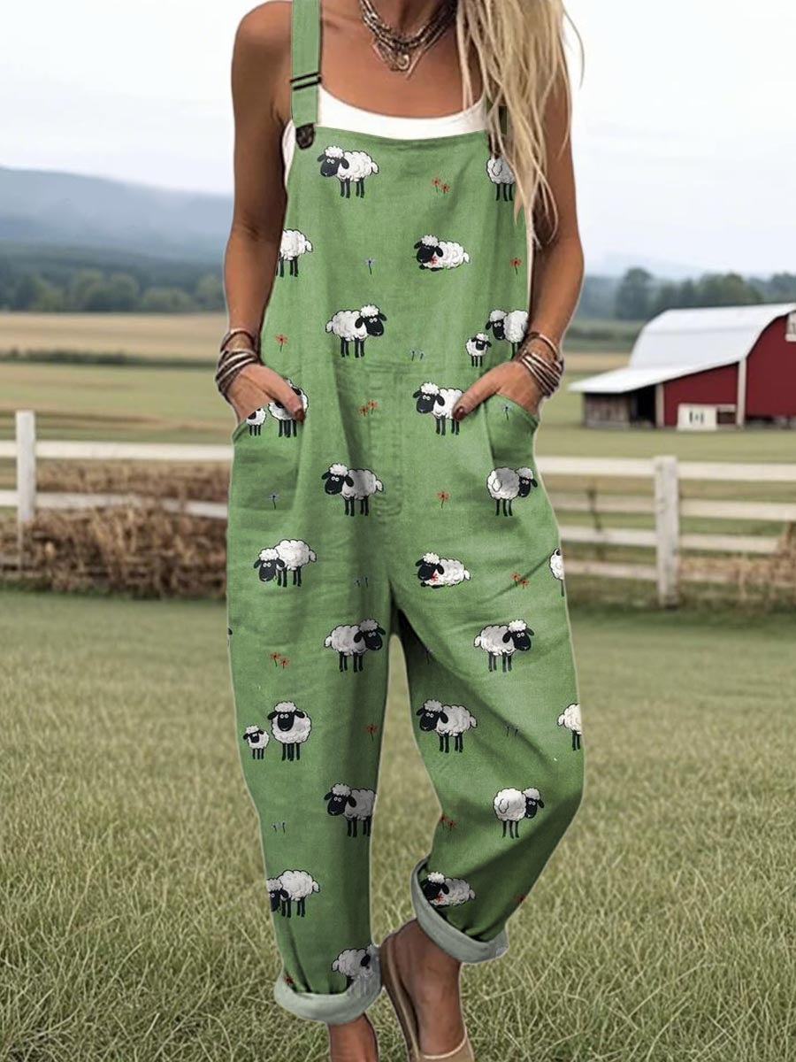 MARLO | WHIMSICAL SHEEP JUMPSUIT