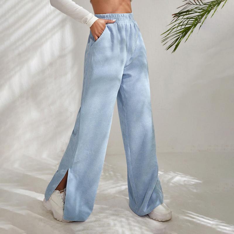 PENELOPE | WIDE-LEG RIBBED JOGGERS