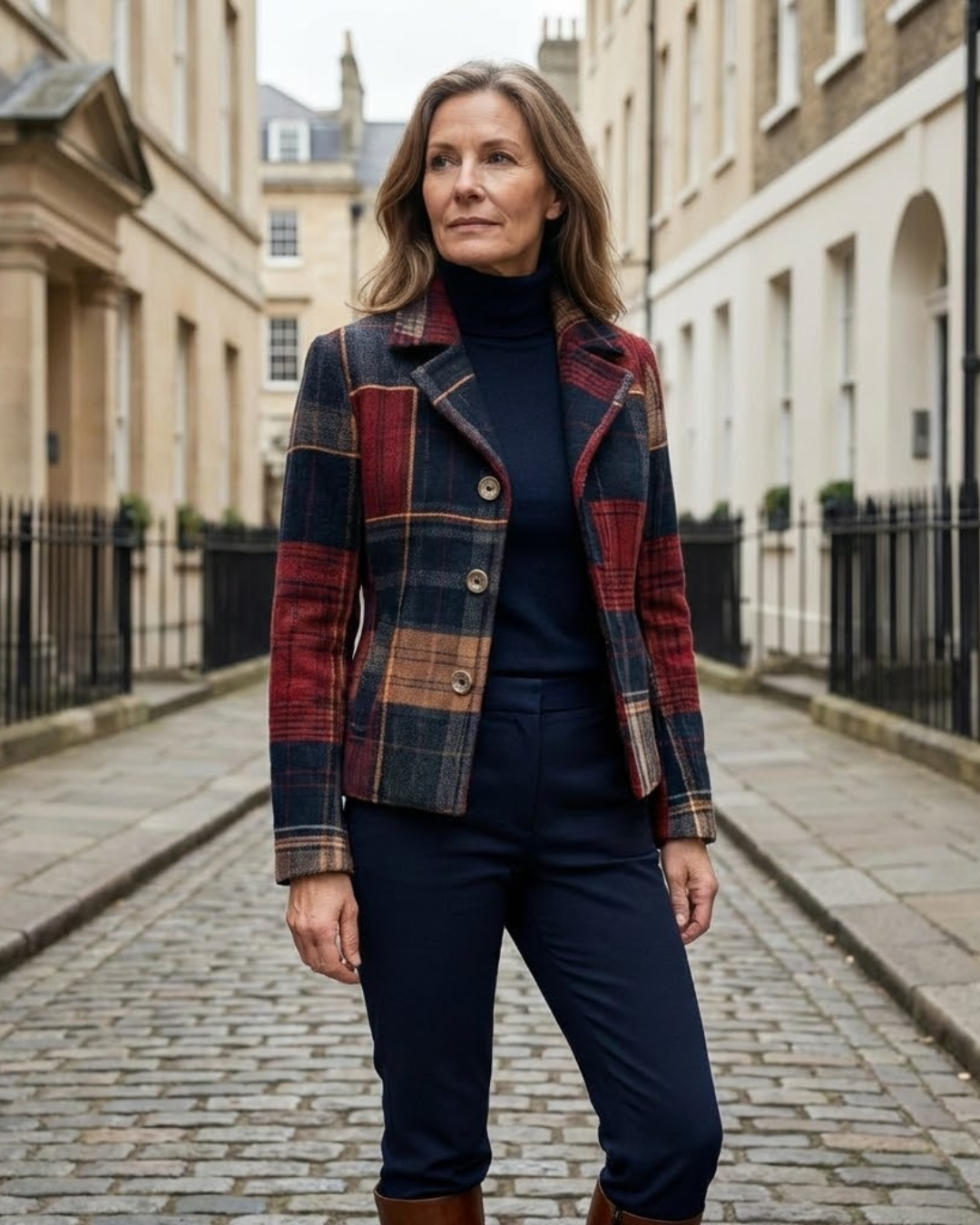 JANELLE | TIMELESS PLAID JACKET