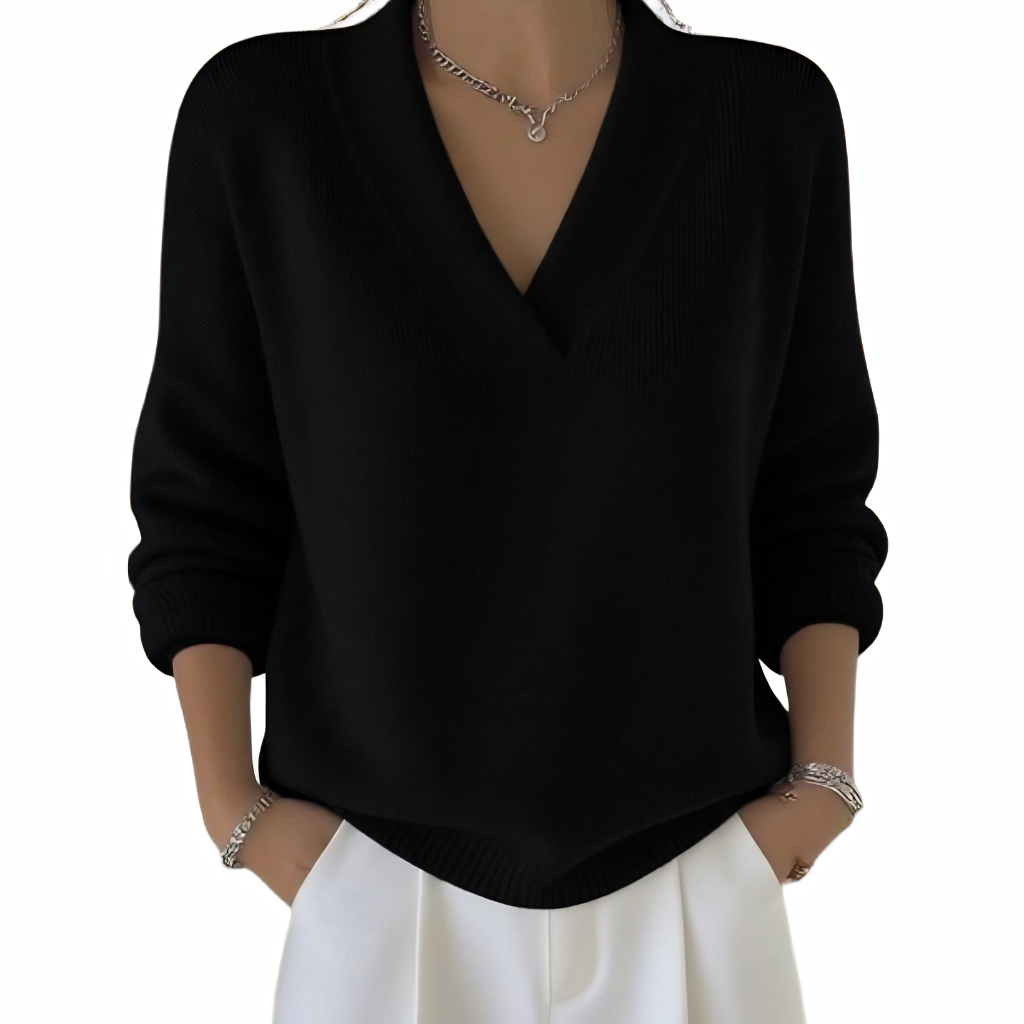 ZARA | EFFORTLESS V-NECK JUMPER