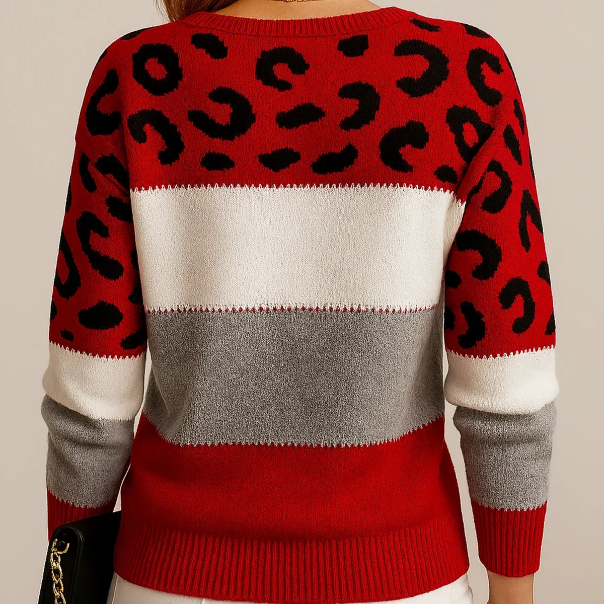 PAIGE | LEOPARD PRINT JUMPER