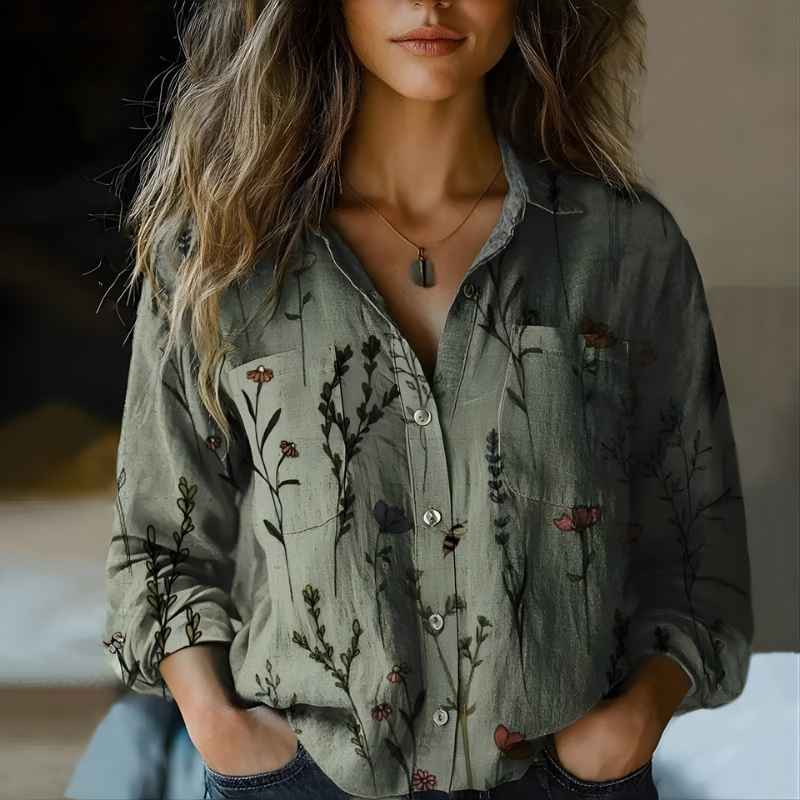 DEMI | PRINTED VINTAGE BLOUSE
