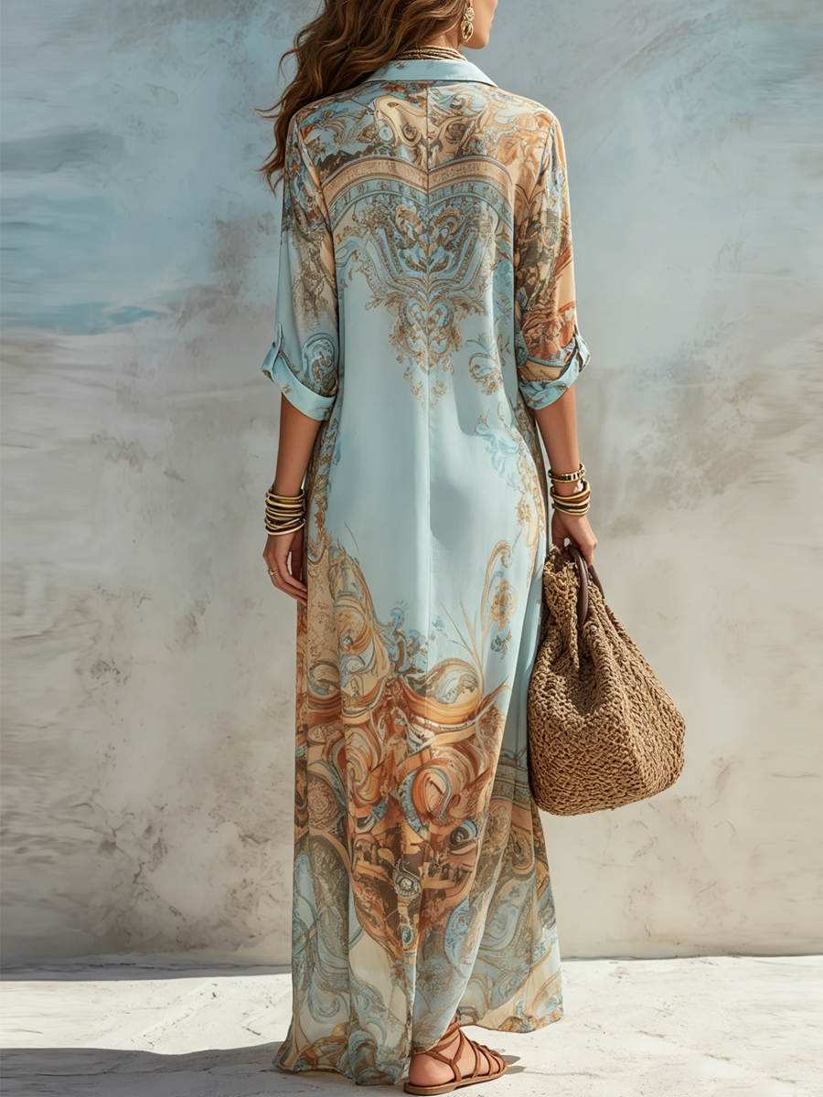 JASMINE | MEDITERRANEAN SHIRT DRESS