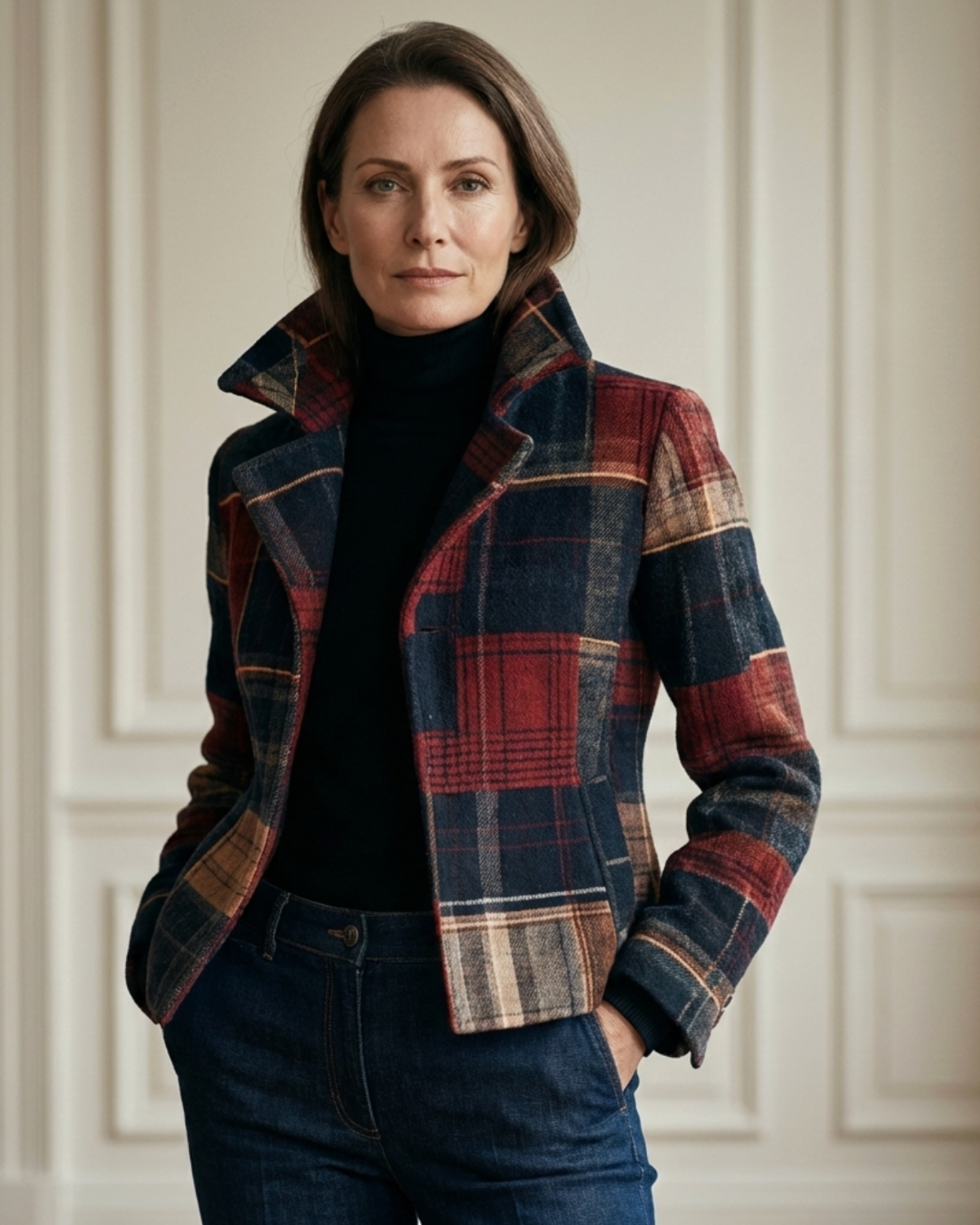 JANELLE | TIMELESS PLAID JACKET
