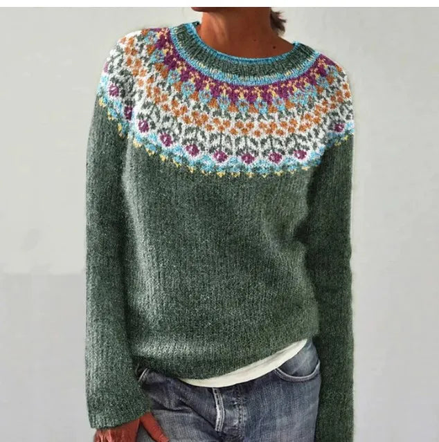 EBONY | COZY NORDIC WINTER SWEATER