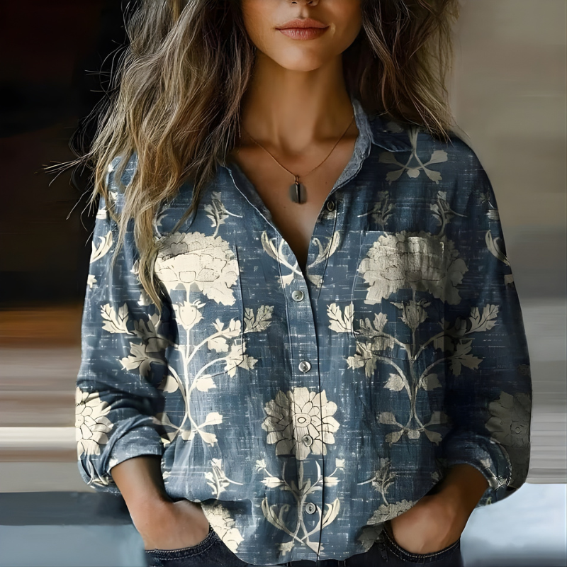 DEMI | PRINTED VINTAGE BLOUSE