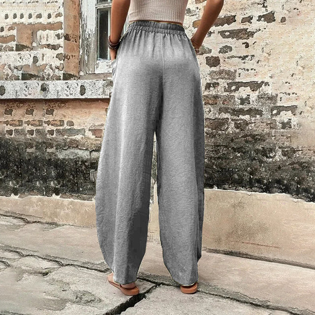 BOWIE | FLOWING WIDE-LEG PANTS