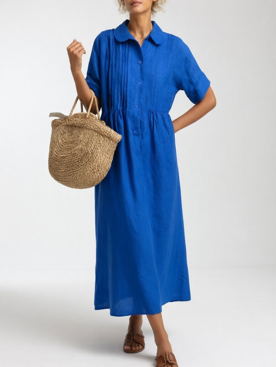 LYSANDRA | FLUID SHIRT DRESS