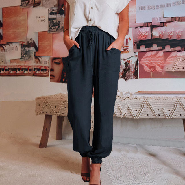 EMMELINE | ELEGANT DRAWSTRING JOGGERS