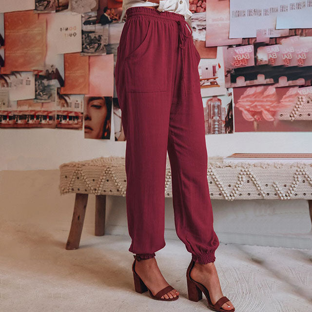 EMMELINE | ELEGANT DRAWSTRING JOGGERS