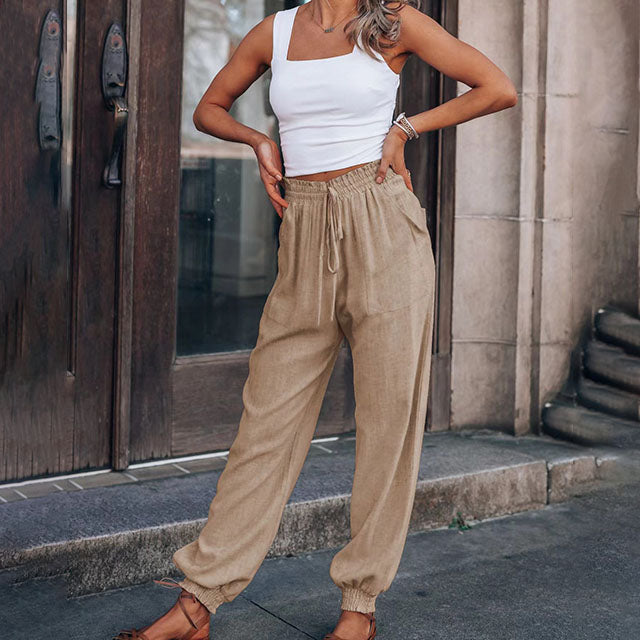 EMMELINE | ELEGANT DRAWSTRING JOGGERS