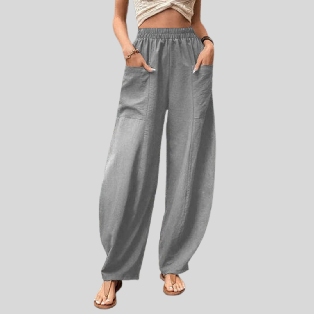 BOWIE | FLOWING WIDE-LEG PANTS