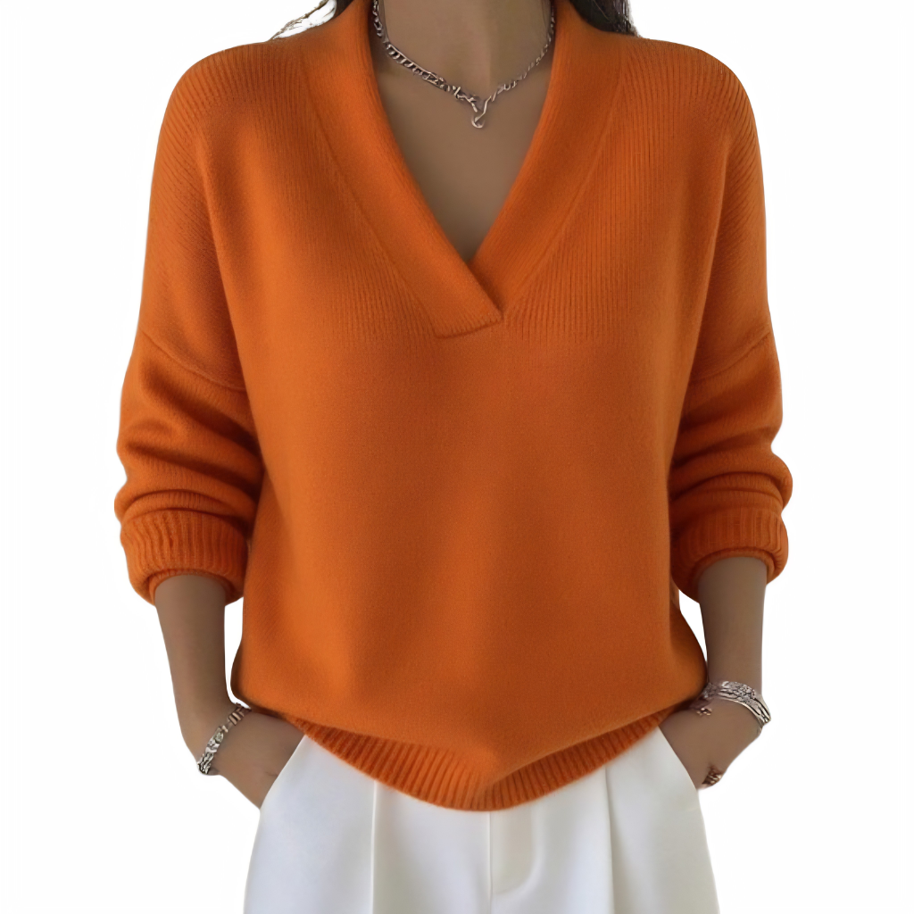ZARA | EFFORTLESS V-NECK JUMPER