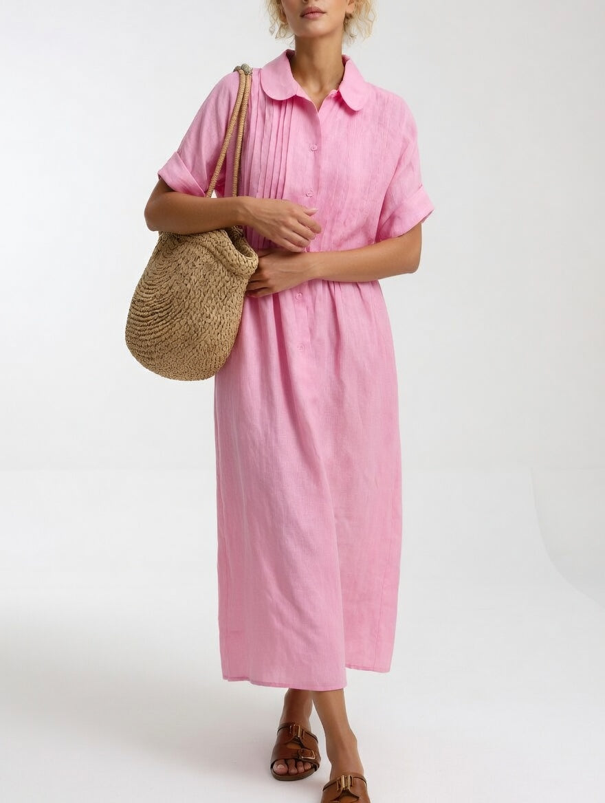 LYSANDRA | FLUID SHIRT DRESS