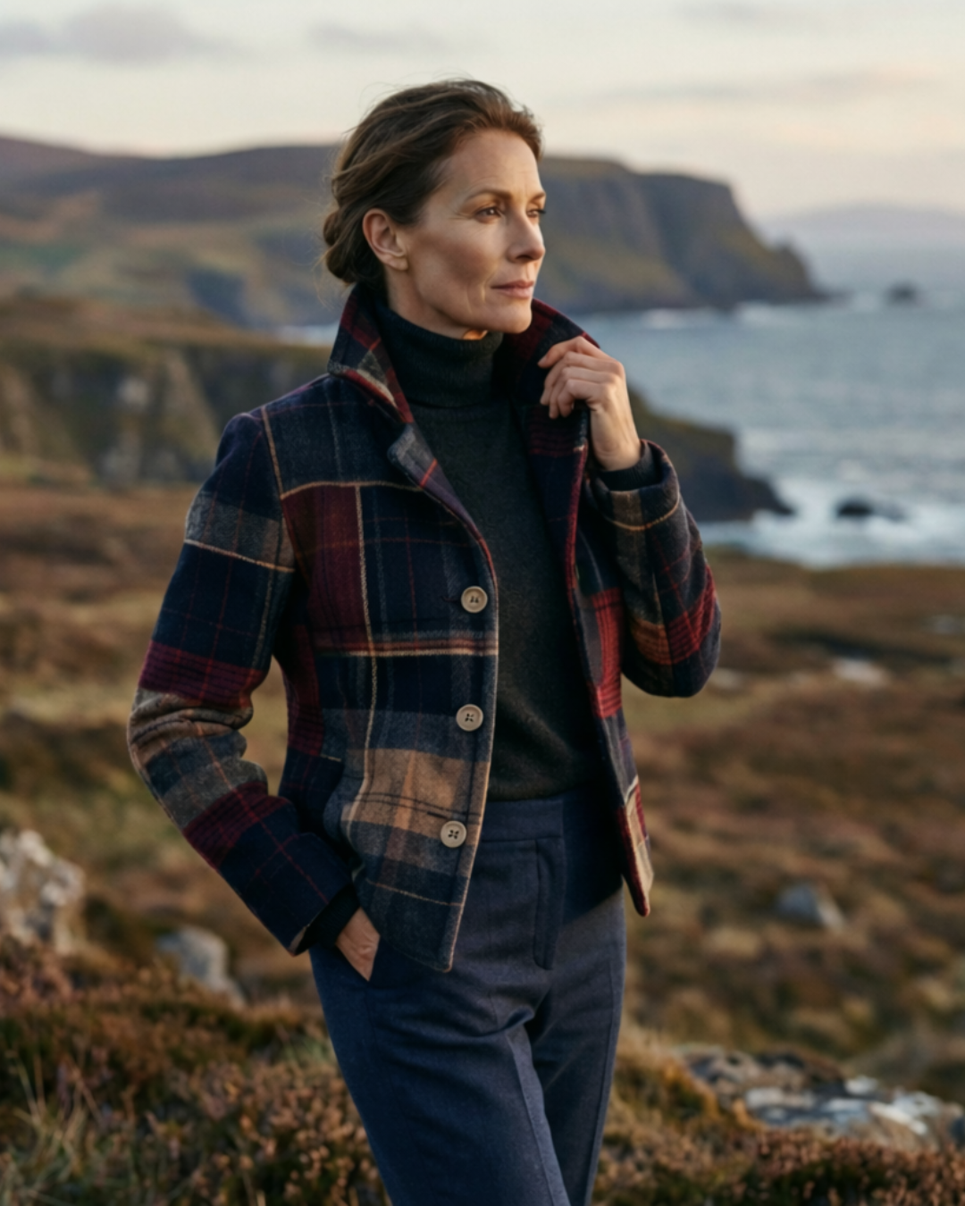 JANELLE | TIMELESS PLAID JACKET