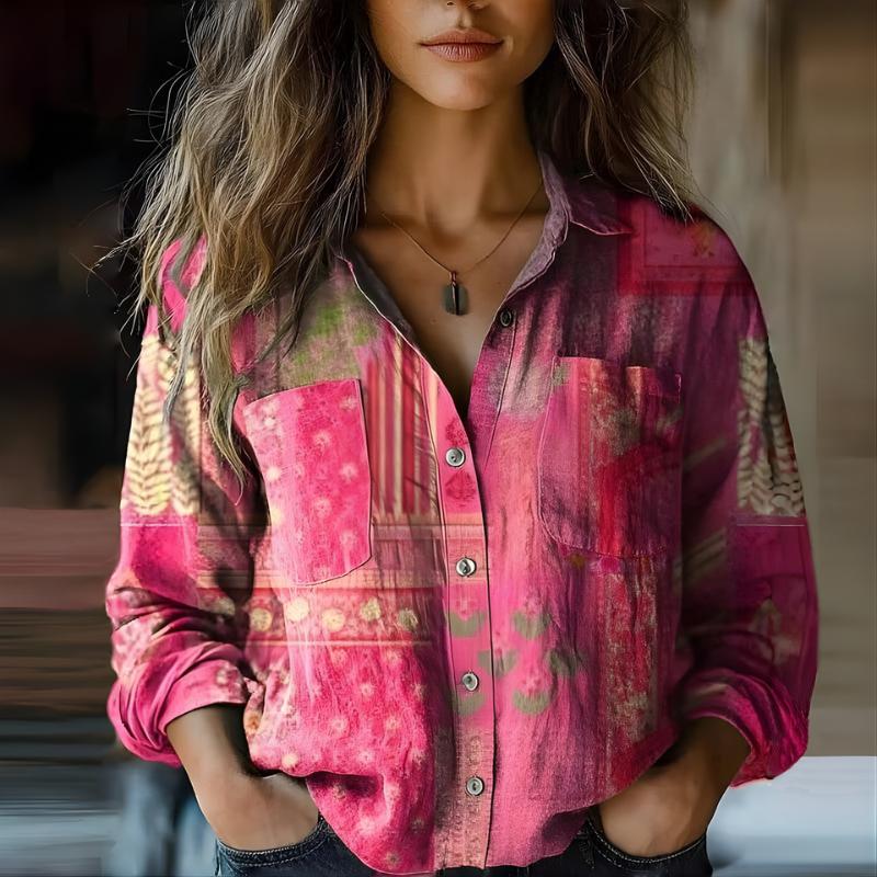 DEMI | PRINTED VINTAGE BLOUSE