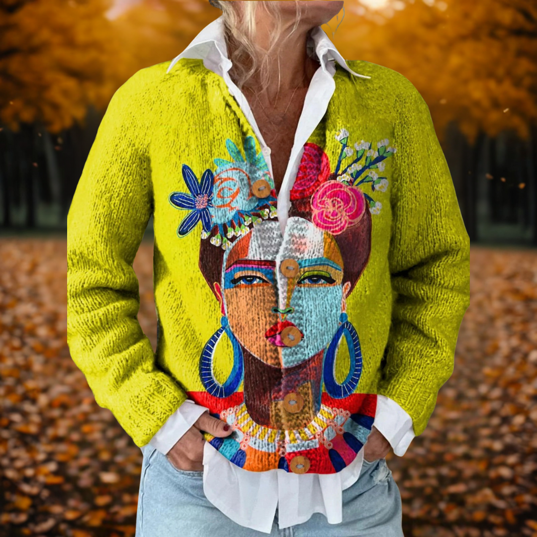 KIMBERLEY | ART PRINTED CARDIGAN