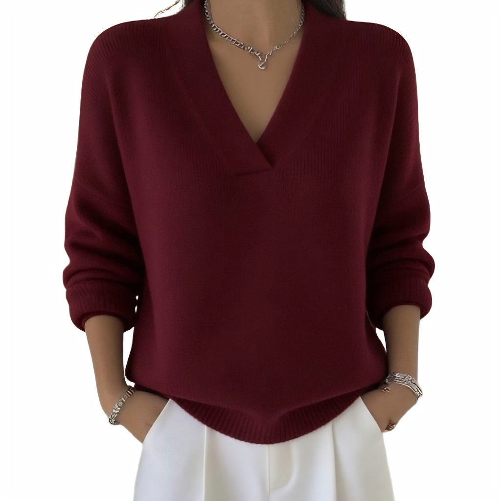 ZARA | EFFORTLESS V-NECK JUMPER