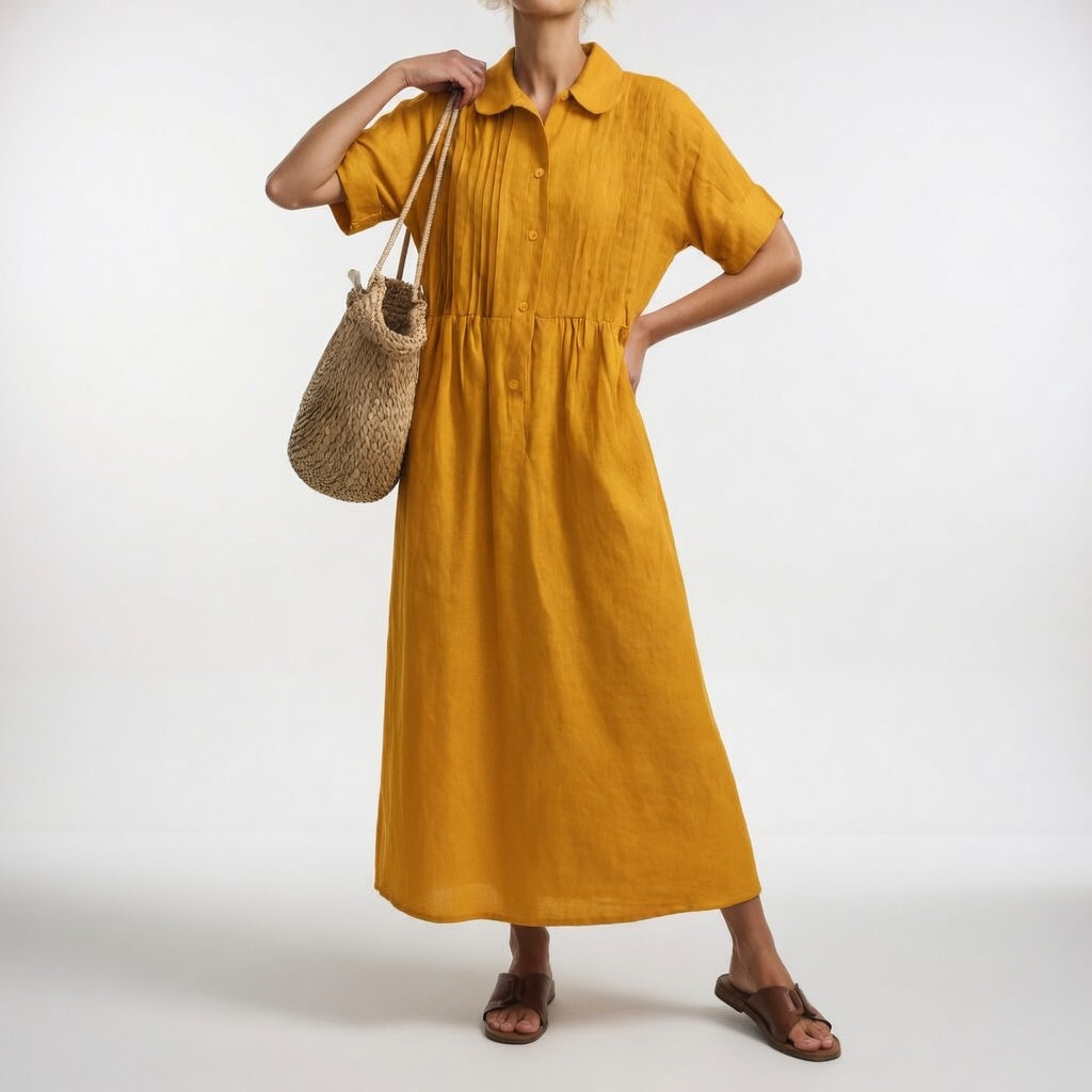 LYSANDRA | FLUID SHIRT DRESS