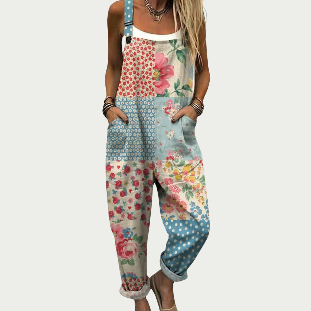 SHARON | MULTICOLOUR PRINT JUMPSUIT