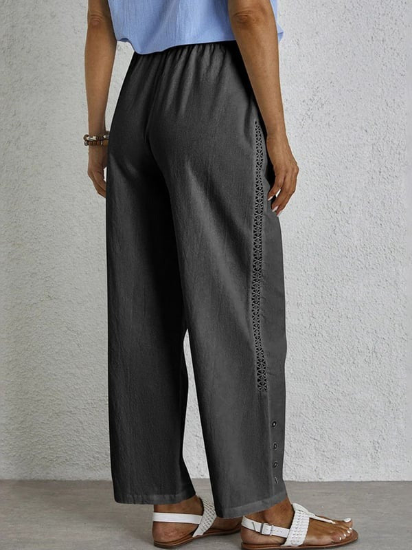 ZALI | RELAXED BUTTON PANTS