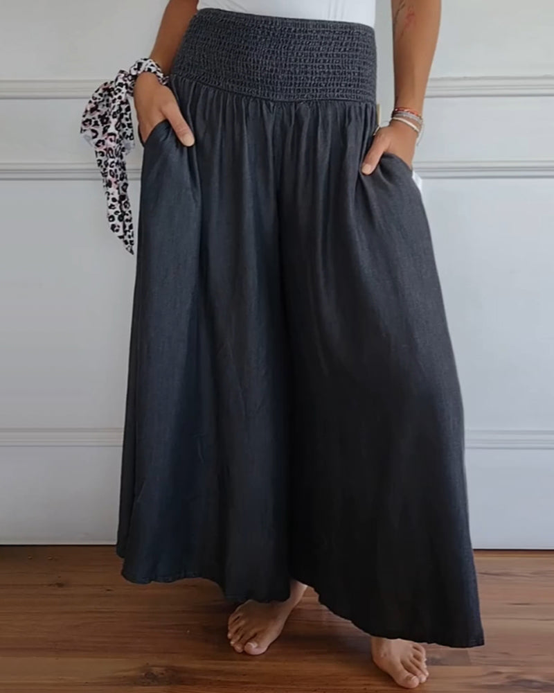 SOPHIE | HIGH-WAIST WIDE-LEG PANTS