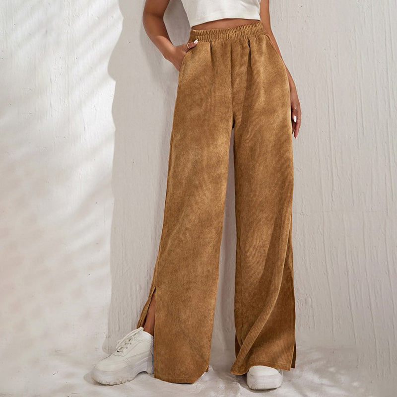 PENELOPE | WIDE-LEG RIBBED JOGGERS