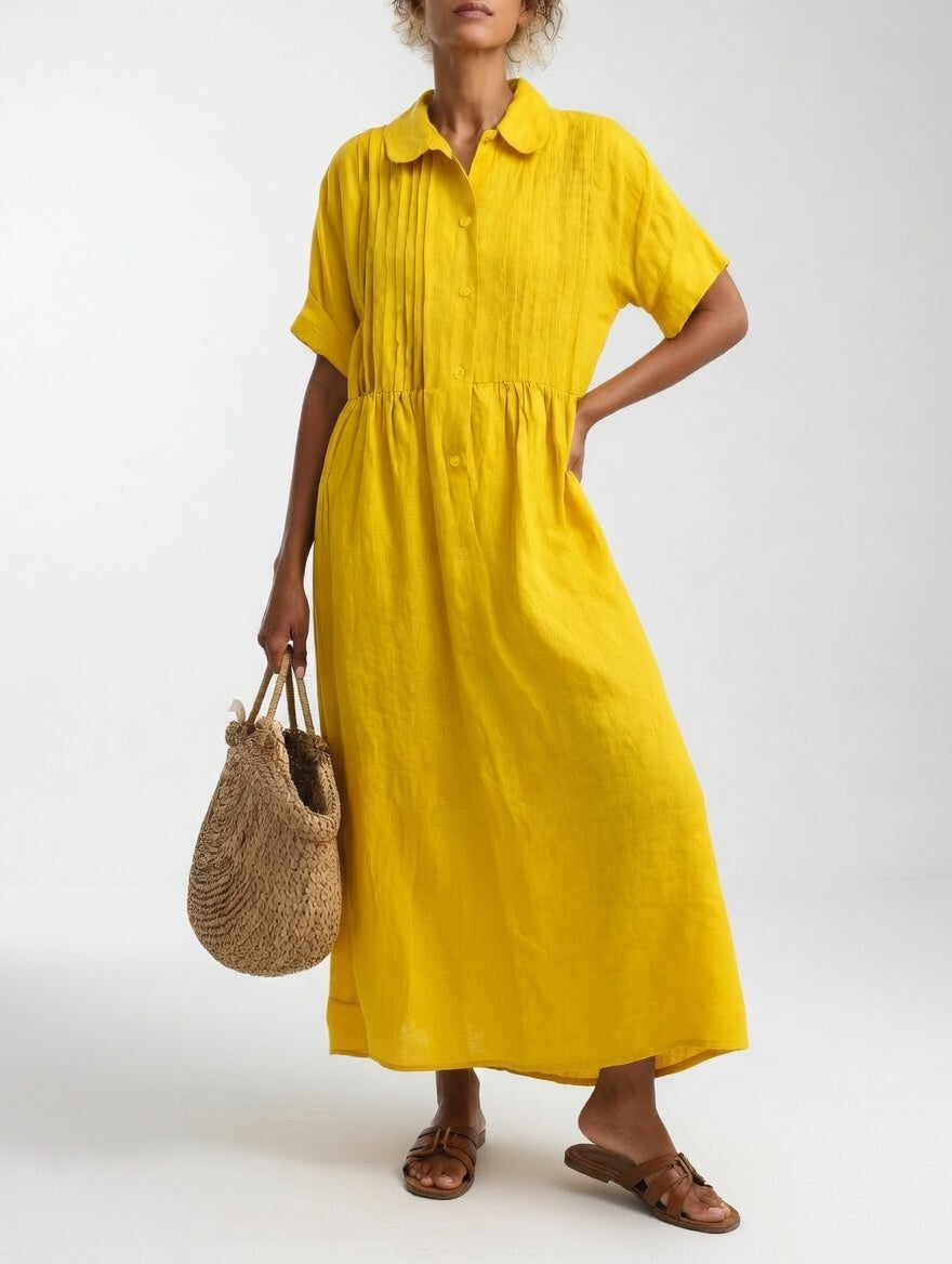 LYSANDRA | FLUID SHIRT DRESS