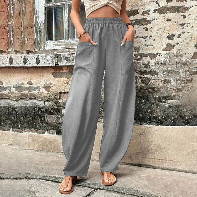 BOWIE | FLOWING WIDE-LEG PANTS