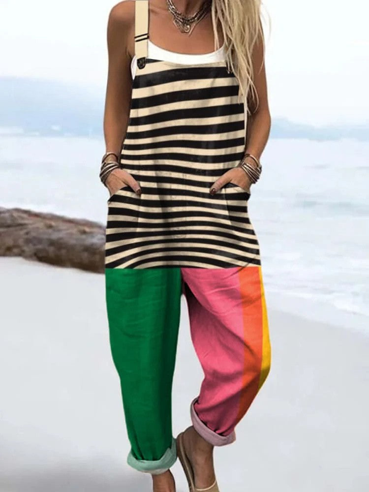LEANNE | ZEST & STRIPES JUMPSUIT