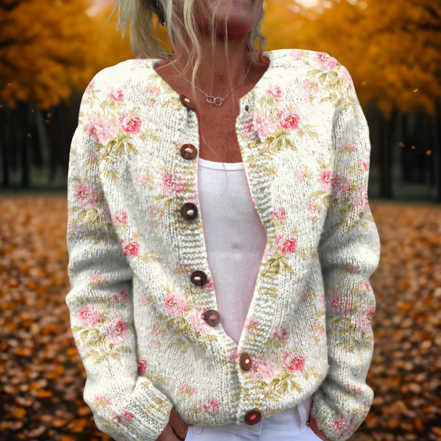 VERITY | FLOWER ART CARDIGAN