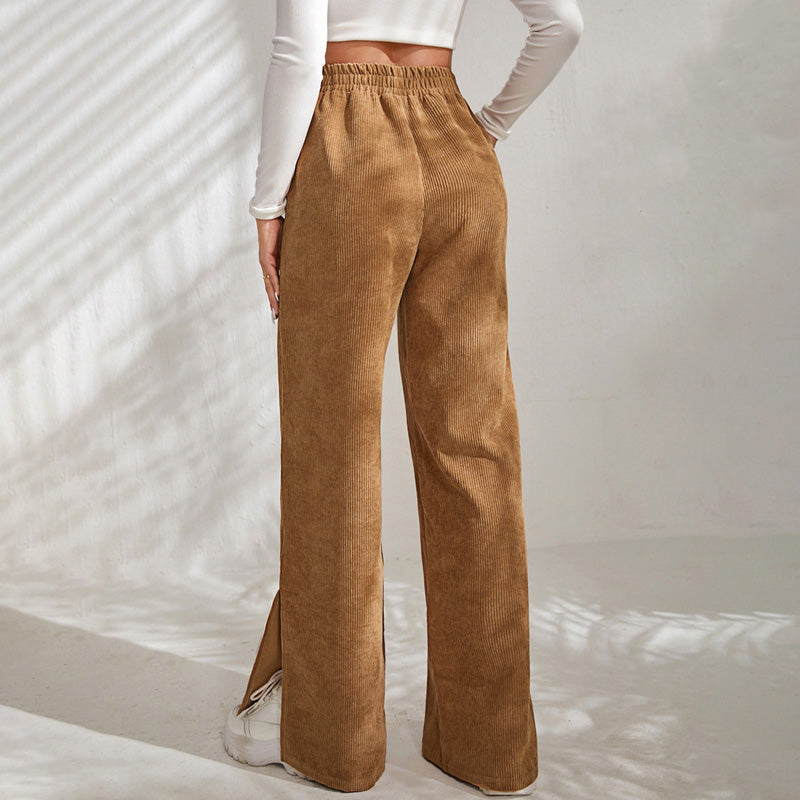 PENELOPE | WIDE-LEG RIBBED JOGGERS
