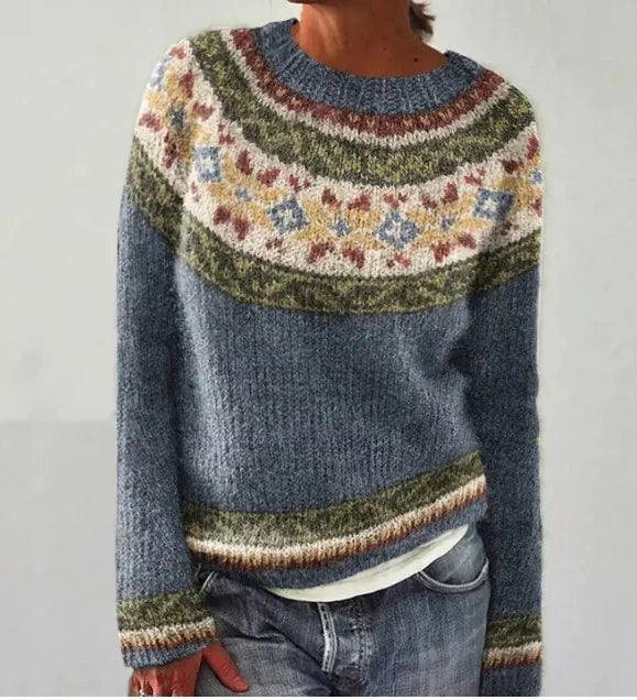 EBONY | COZY NORDIC WINTER SWEATER
