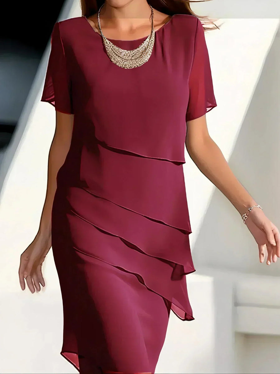 DANIELLE | LAYERED MIDI DRESS