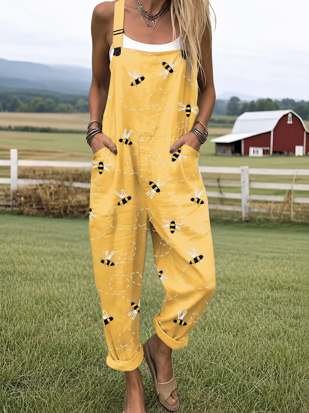 MAEVE | HONEYBEE MEADOW JUMPSUIT