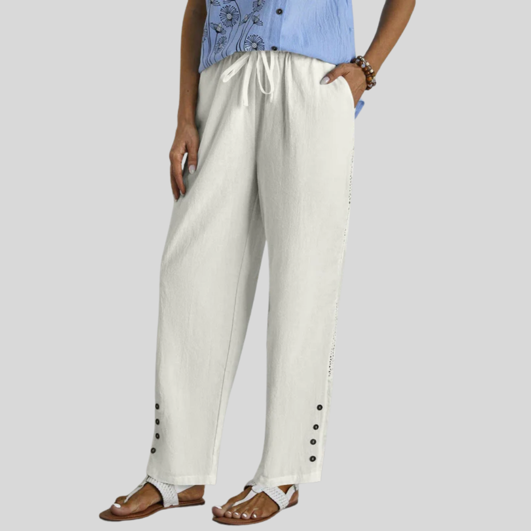 ZALI | RELAXED BUTTON PANTS