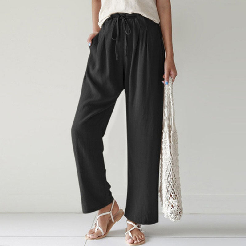 AMELIE | DRAWSTRING RELAXED PANTS