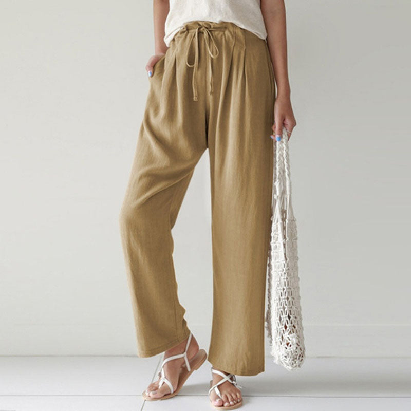AMELIE | DRAWSTRING RELAXED PANTS