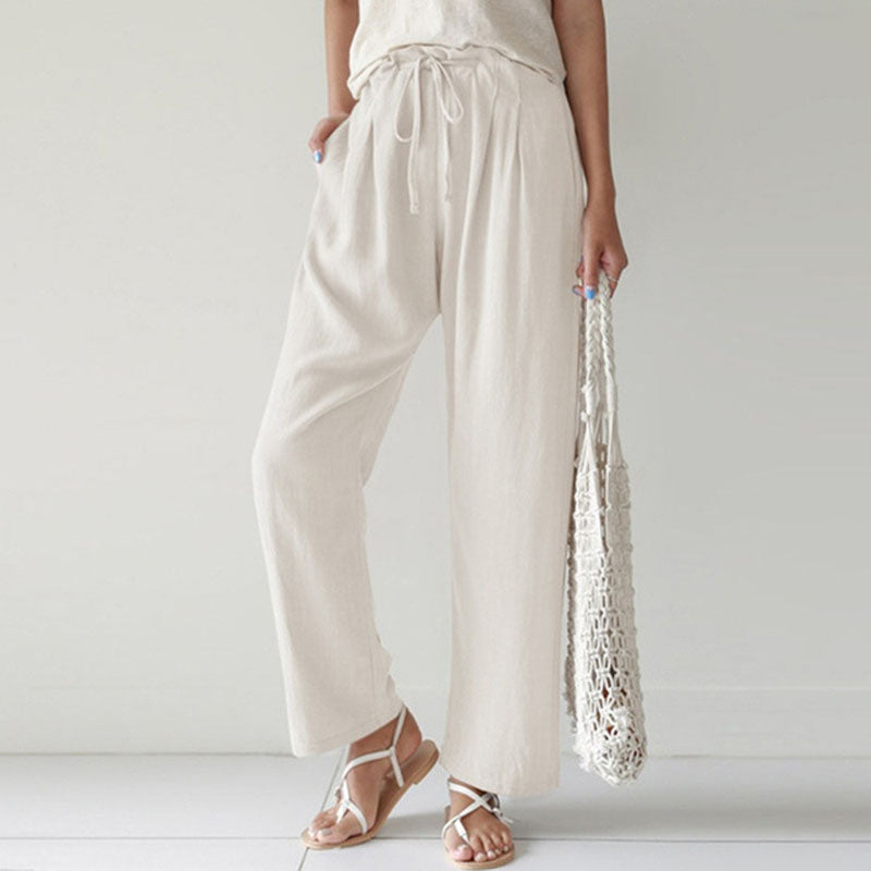 AMELIE | DRAWSTRING RELAXED PANTS