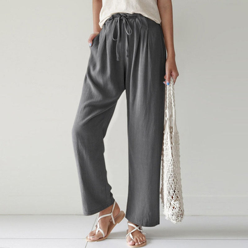 AMELIE | DRAWSTRING RELAXED PANTS