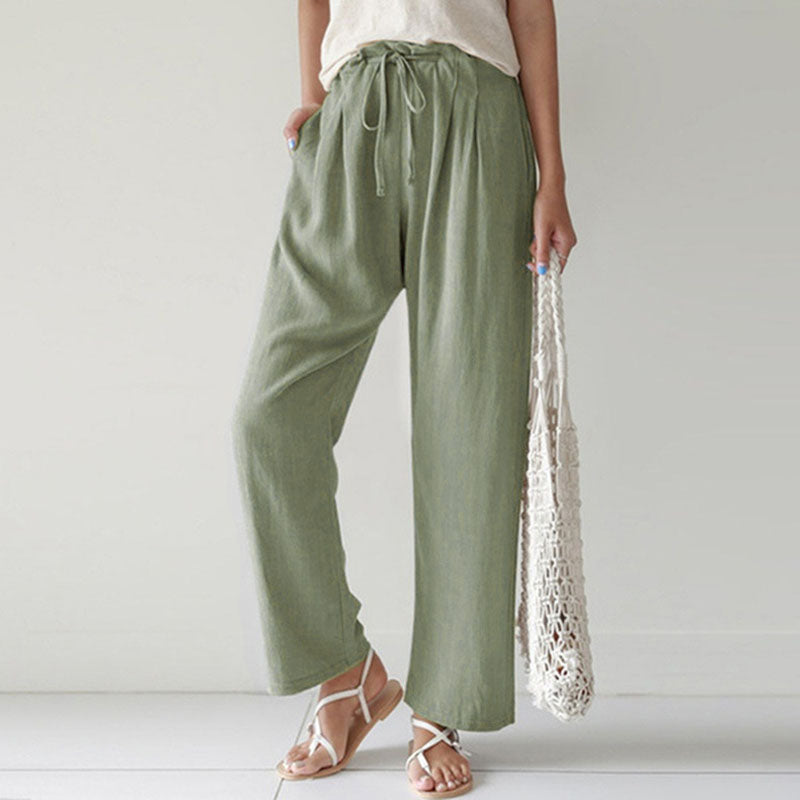AMELIE | DRAWSTRING RELAXED PANTS